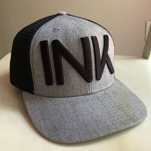New: Ink Addict Stitched or Embroidered INK SnapBack Hat. One Size